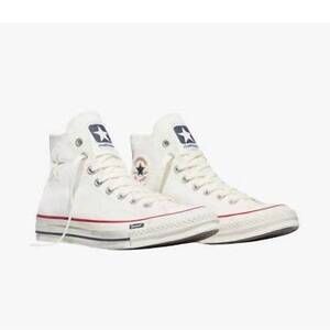 NEW CONVERSE women's chuck 70 high top vintage canvas shoes in white